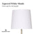 Sarantino Metal Floor Lamp in Antique Brass Finish with Cream Linen Fabric Shade