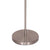 Sarantino Nickel Metal Arc Floor Lamp