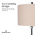 Sarantino Metal Table Lamp with Linen Drum Shade