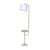 Sarantino Marble & Metal End Table Top Floor Lamp