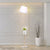 Sarantino Marble & Metal End Table Top Floor Lamp
