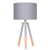 Sarantino Tripod Desk Lamp in Metal & Wood Nordic Minimalist Light