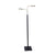 Sarantino LED Metal Floor Lamp with 2 Lights in Brushed Gold and Black Finish