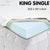 Laura Hill Cool Gel Memory Foam Mattress Topper - King Single