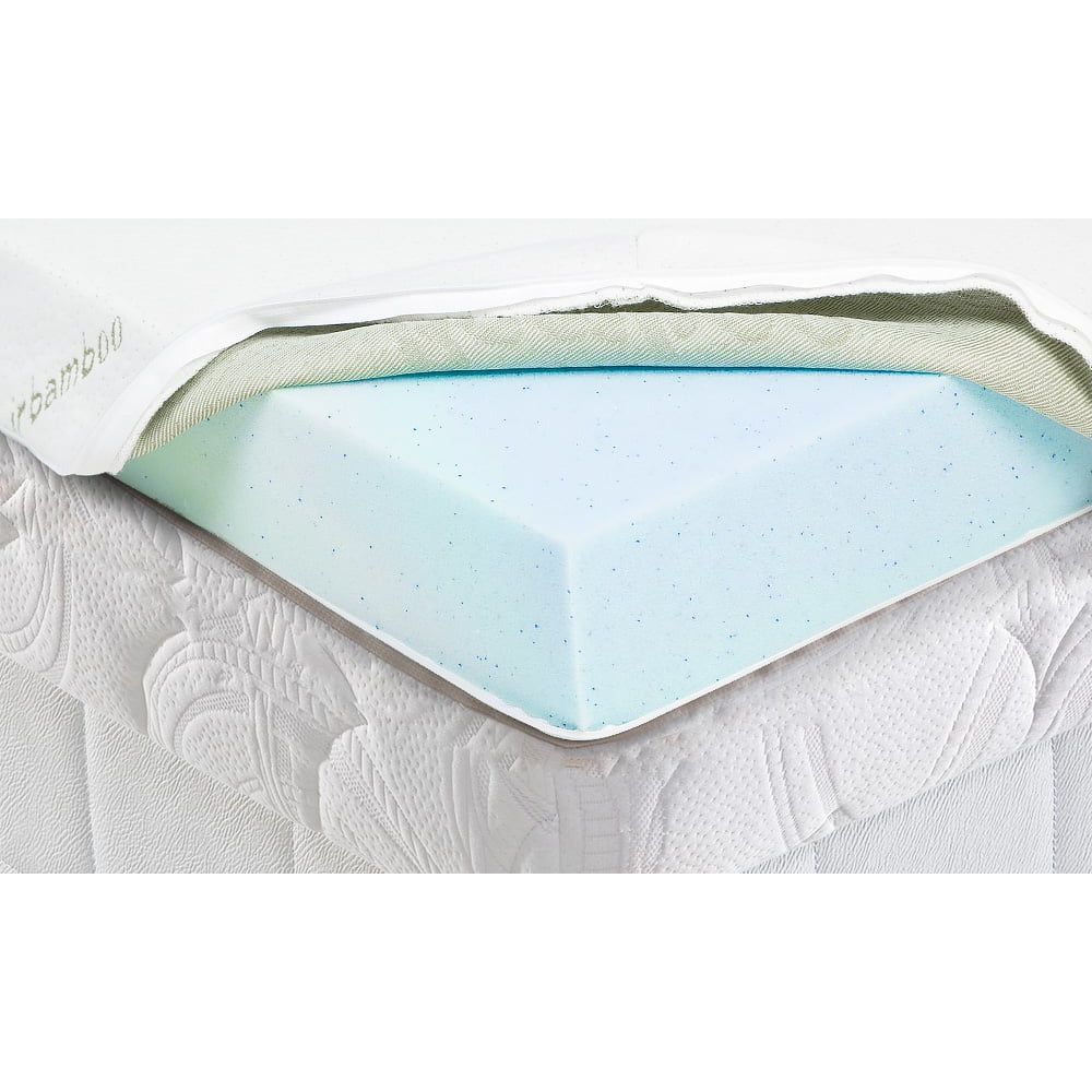 Laura Hill Cool Gel Memory Foam Mattress Topper - King Single