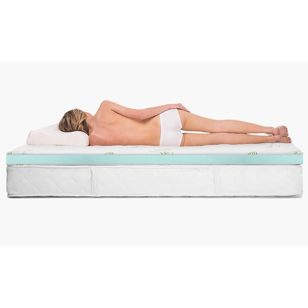 Laura Hill Cool Gel Memory Foam Mattress Topper - King Single