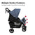 Veebee Nav 4 Stroller Lightweight Pram For Newborns To Toddlers - Glacie