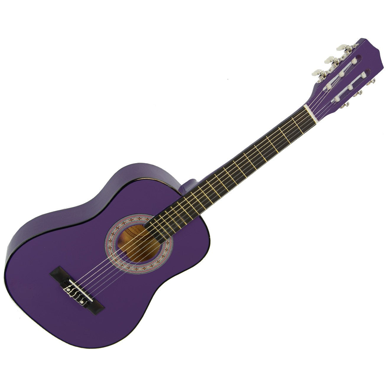 Karrera 34in Acoustic Children no cut Guitar - Purple