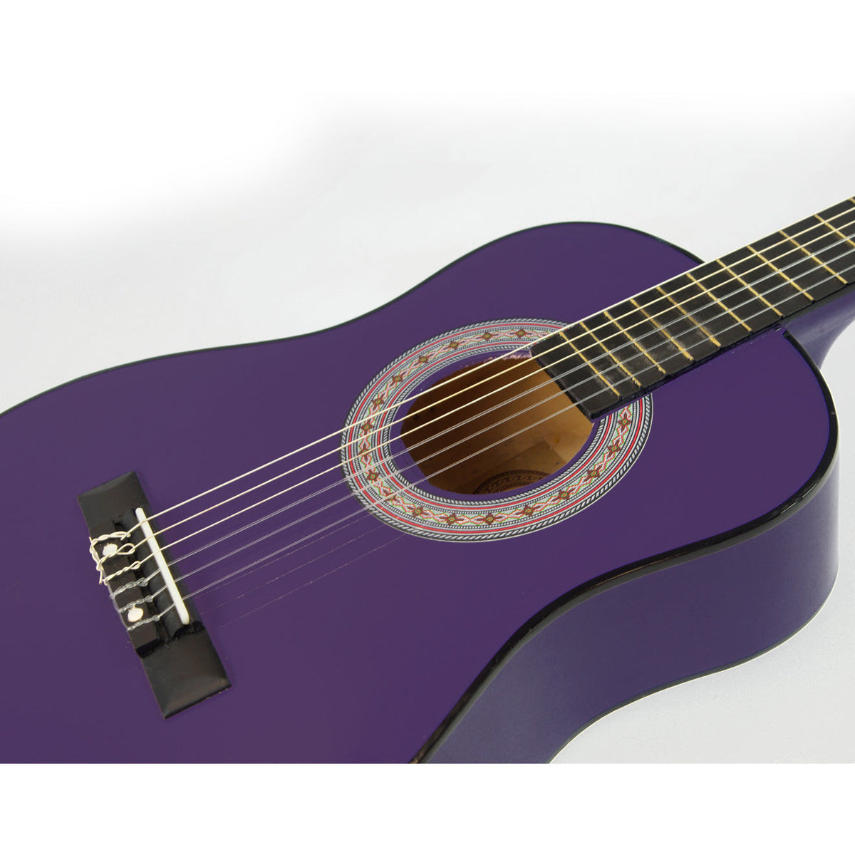Karrera 34in Acoustic Children no cut Guitar - Purple