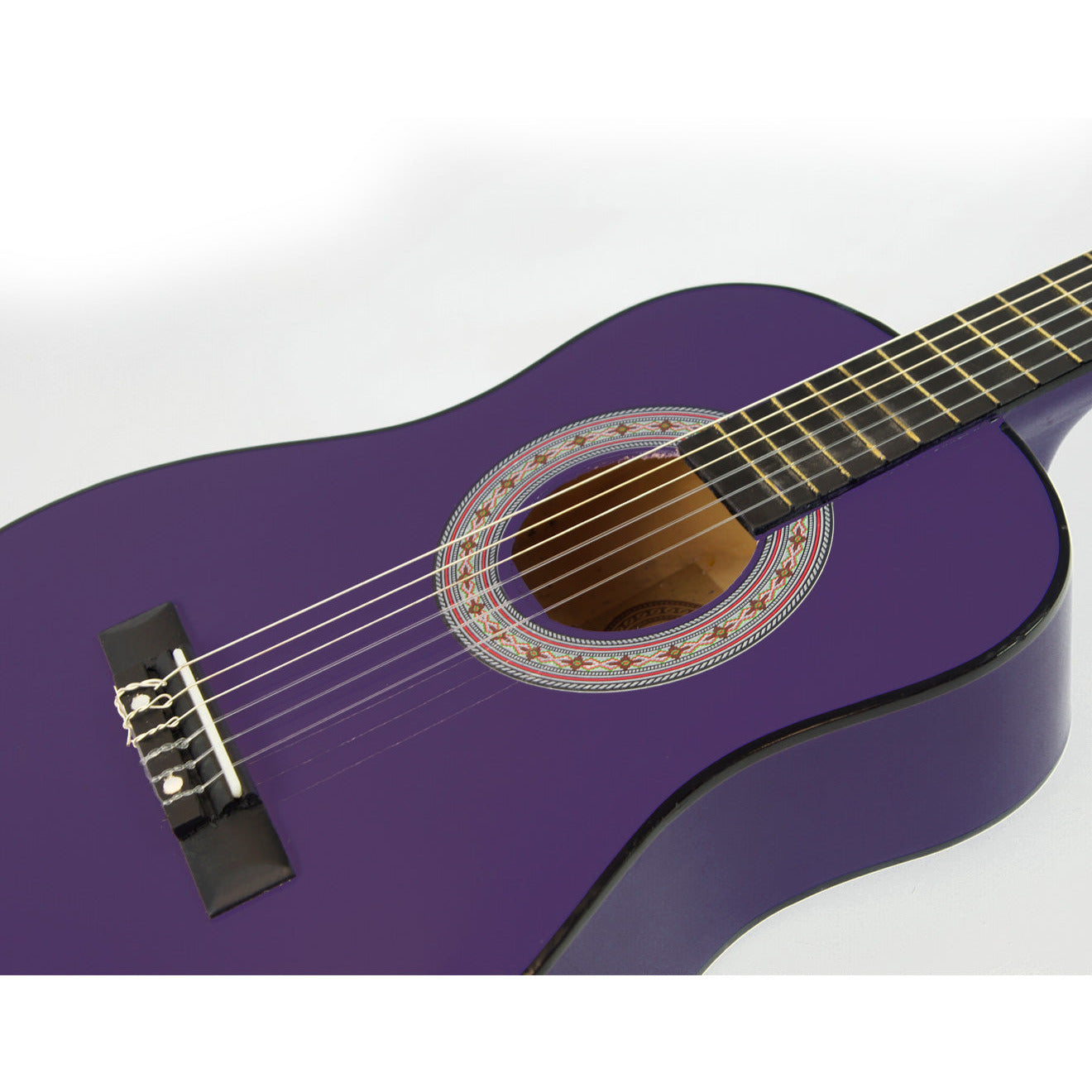 Karrera 34in Acoustic Children no cut Guitar - Purple