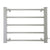 Pronti Heated Towel Rack Electric Bathroom Towel Rails Warmer Ev-90- Silver