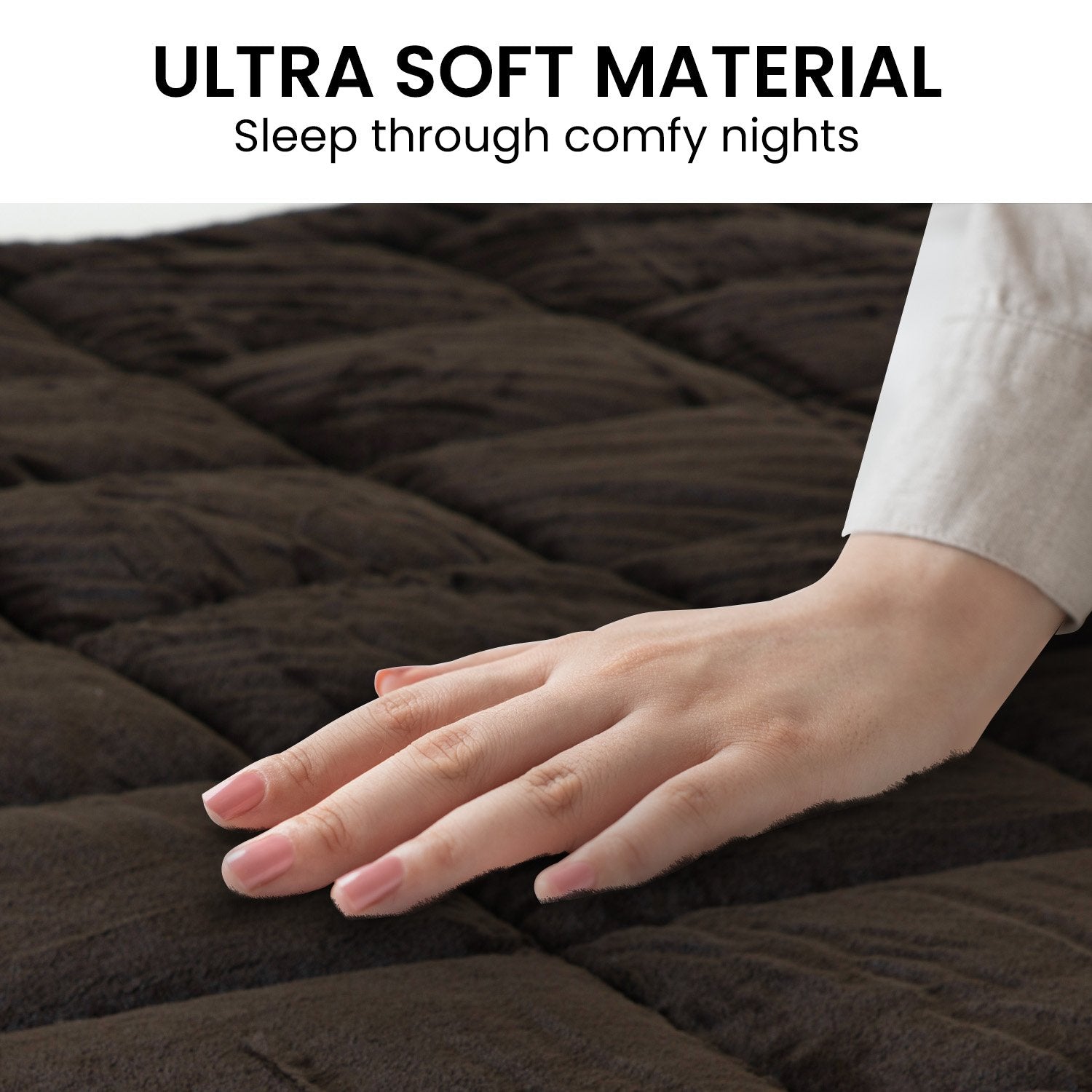 Laura Hill 500gsm Faux Mink Quilt Comforter Doona - Super King