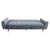 Sarantino Ava 3-seater Tufted Velvet Sofa Bed By Sarantino - Light Grey
