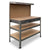 Kartrite 3-layered Work Bench Garage Storage Table Tool Shop Shelf Silver