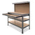 Kartrite 3-layered Work Bench Garage Storage Table Tool Shop Shelf Silver