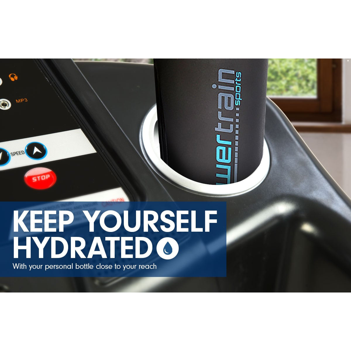 Powertrain V30 Foldable Treadmill Manual Incline Home Gym Cardio