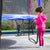 Kahuna 12ft Outdoor Trampoline Kids Children With Safety Enclosure Pad Mat Ladder Basketball Hoop Set - Rainbow
