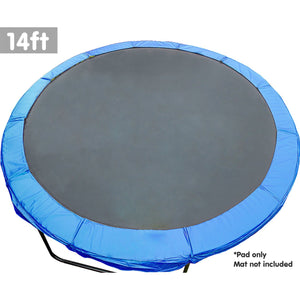 Kahuna 8ft Replacement Reinforced Outdoor Round Trampoline Safety Spring Pad Cover (14 Feet)