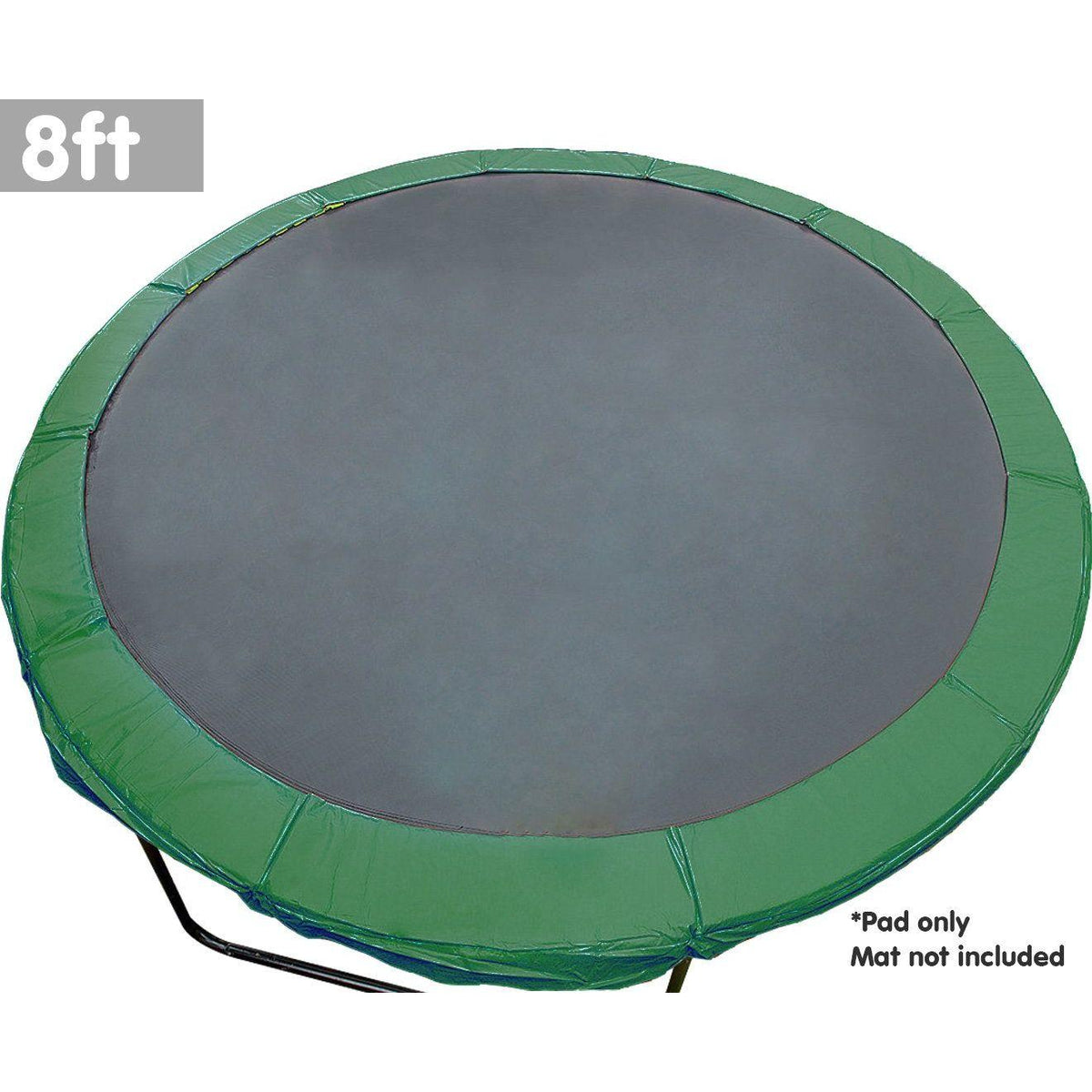Kahuna 8ft Trampoline Replacement Spring Pad Round Cover - Green
