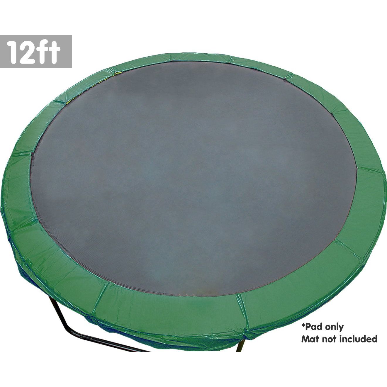 Kahuna 12ft Trampoline Replacement Spring Pad Round Cover - Green