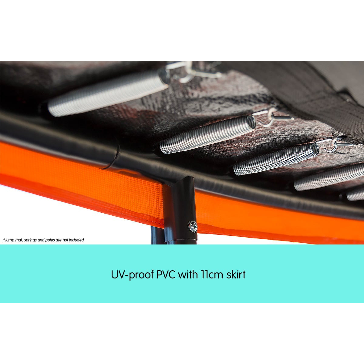 Kahuna 8ft Trampoline Replacement Pad Round - Orange