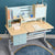 Height Adjustable Children Kids Ergonomic Study Desk Chair Set 120cm Blue Pink AU