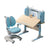 Height Adjustable Children Kids Ergonomic Study Desk Chair Set 80cm Blue Pink AU