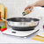 304 Stainless Steel 34cm Non-Stick Stir Fry Cooking Kitchen Wok Pan with Lid Honeycomb Double Sided