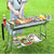 BBQ Grill Barbecue Set Charcoal Kabob Stove Portable Foldable Camping Picnic