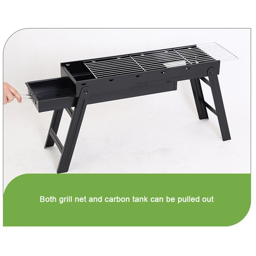 Foldable Portable BBQ Charcoal Grill Barbecue Camping Hibachi Picnic Large