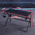 Gaming Desk Desktop PC Computer Desks Desktop Racing Table Office Laptop Home K-Shaped Legs Black