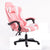 Gaming Chair Office Computer Seating Racing PU Executive Racer Recliner Large Black Red