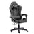 Gaming Chair Office Computer Seating Racing PU Executive Racer Recliner Large Black White