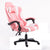 Gaming Chair Office Computer Seating Racing PU Executive Racer Recliner Large Black White