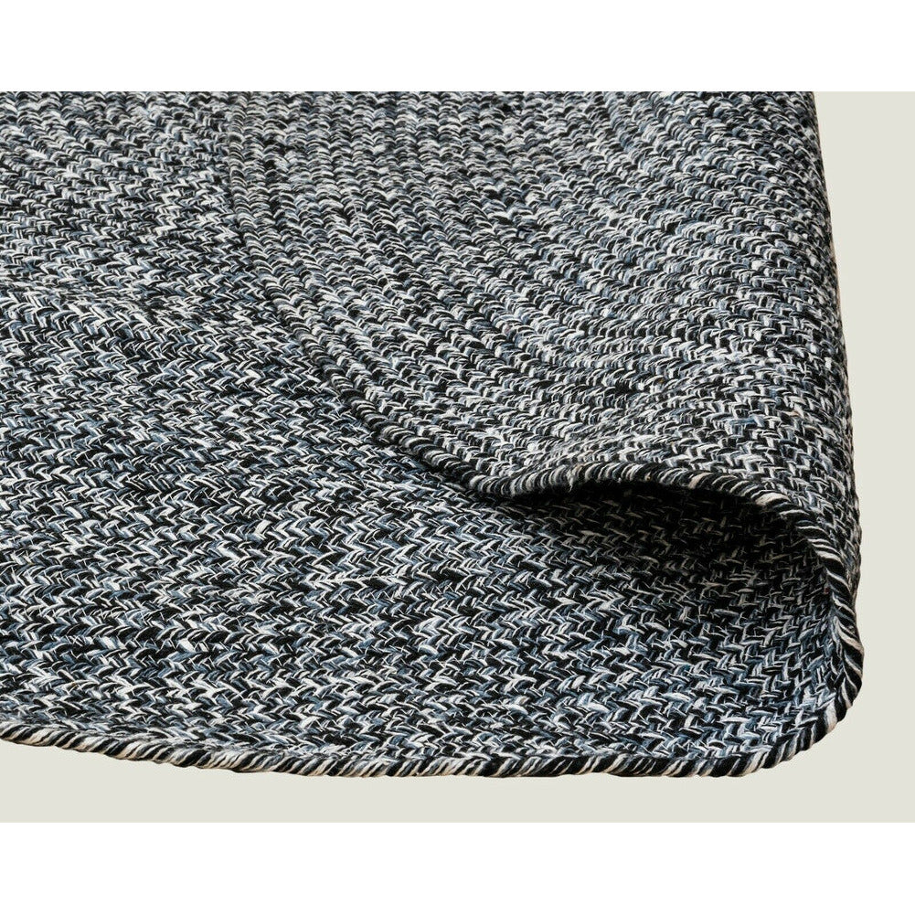 Handmade Country Cottage Reversible Cotton Area Rug 120 x 120 cm