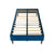 Velvet Blue Bed Frame - Double