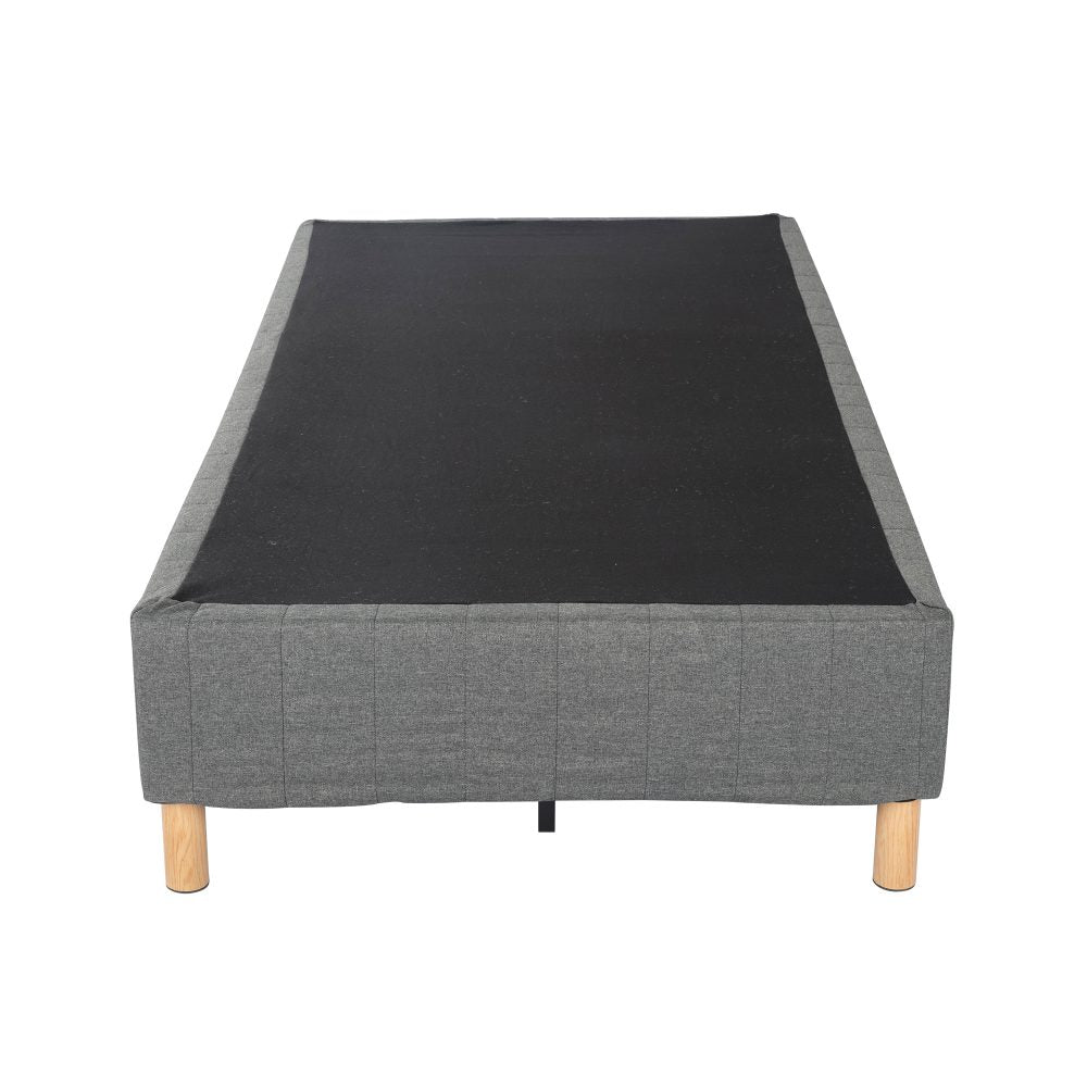 Metal Bedframe Mattress Foundation (Dark Grey) &amp;#8211; Queen