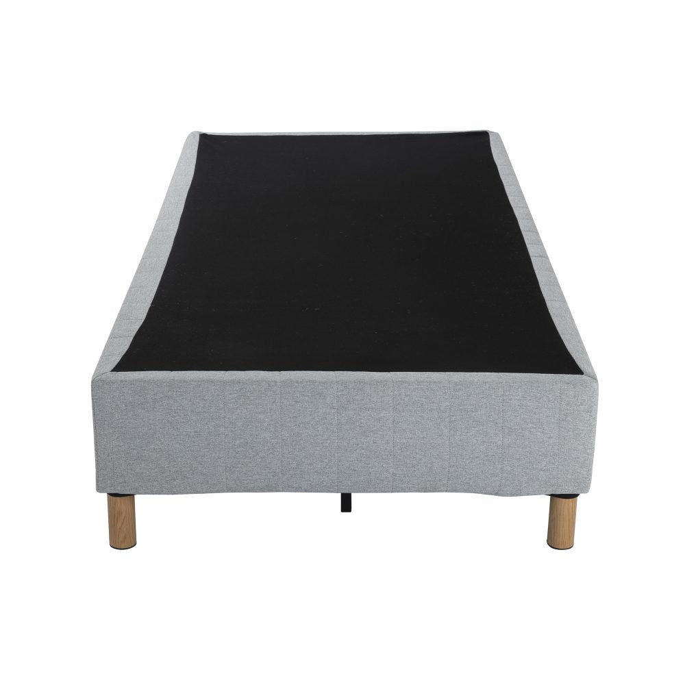Metal Bedframe Mattress Foundation (Light Grey) &amp;#8211; Queen