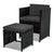 Bali 11 Piece Outdoor Dining Set - Black