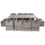 Bali 13PC  Outdoor Dining Set - Grey