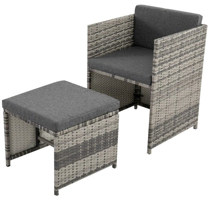 Horrocks 8 Seater Outdoor Dining Set - Grey