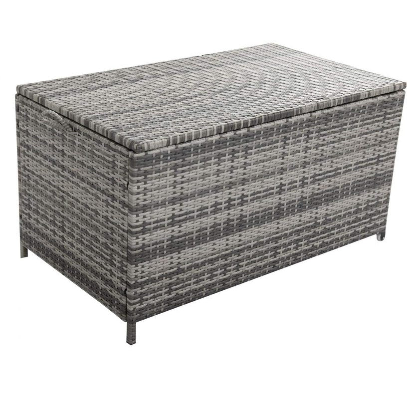 Outdoor PE Wicker Storage Box Garden 320L-Grey