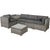 6PCS Outdoor Modular Lounge Sofa Coogee - Grey