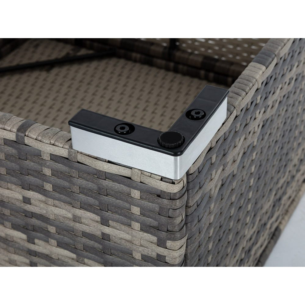 8PCS Outdoor Furniture Modular Lounge Sofa Lizard - Grey