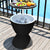 Outdoor Cool Bar Ice Cooler Table Black