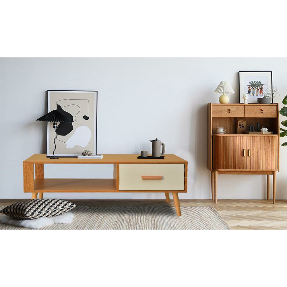 Entertainment Unit TV Unit with Storage Drawer 100CM