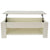 Lift Up Coffee Table with Storage - White