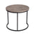 2 Piece Nesting Coffee Tables Set Dark Grey