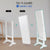 La Bella White Mirror Jewellery Cabinet LOWE 146cm Organiser 2 Drawers