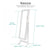 La Bella White Mirror Jewellery Cabinet LOWE 146cm Organiser 2 Drawers